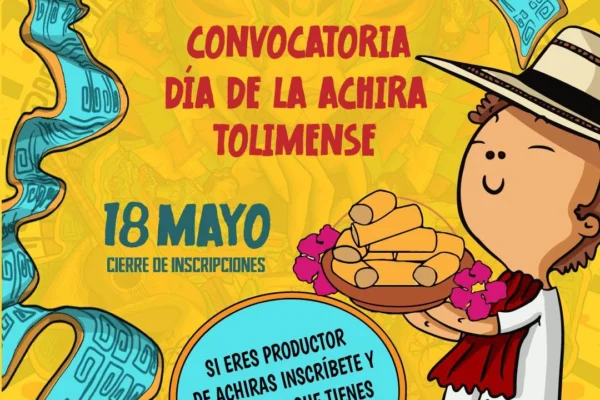 Convocatoria día de la Achira Tolimense