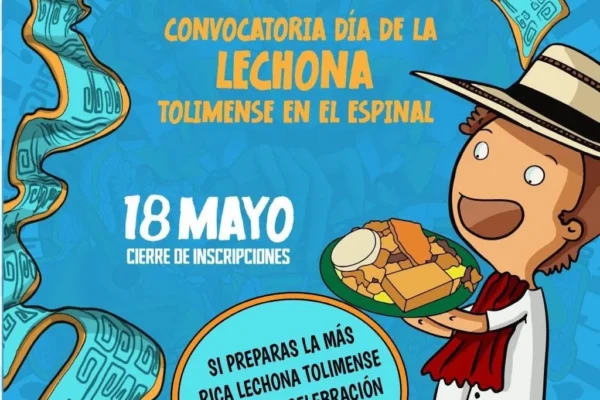 Convocatoria Día de la Lechona Tolimense en el Espinal