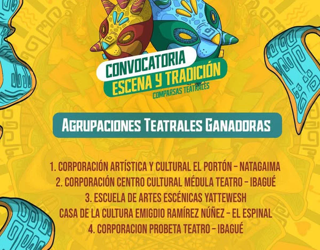 GANADORES CONVOCATORIA ESCENA Y TRADICION