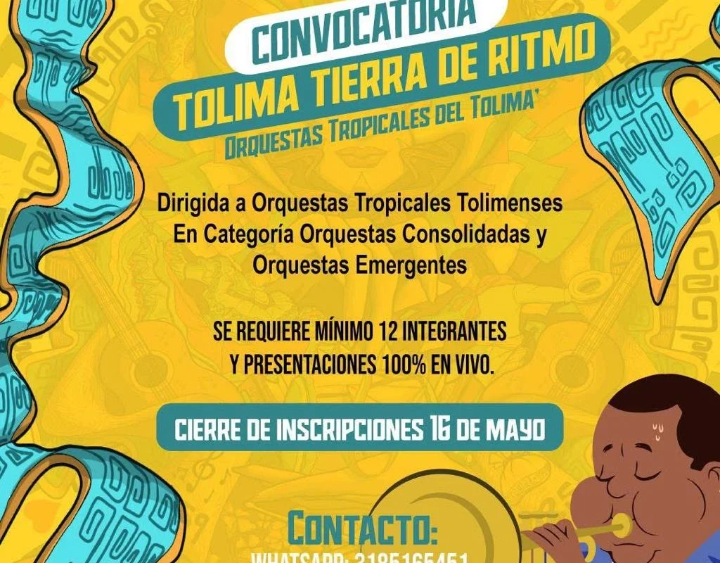 Convocatoria Tolima Tierra de Ritmo