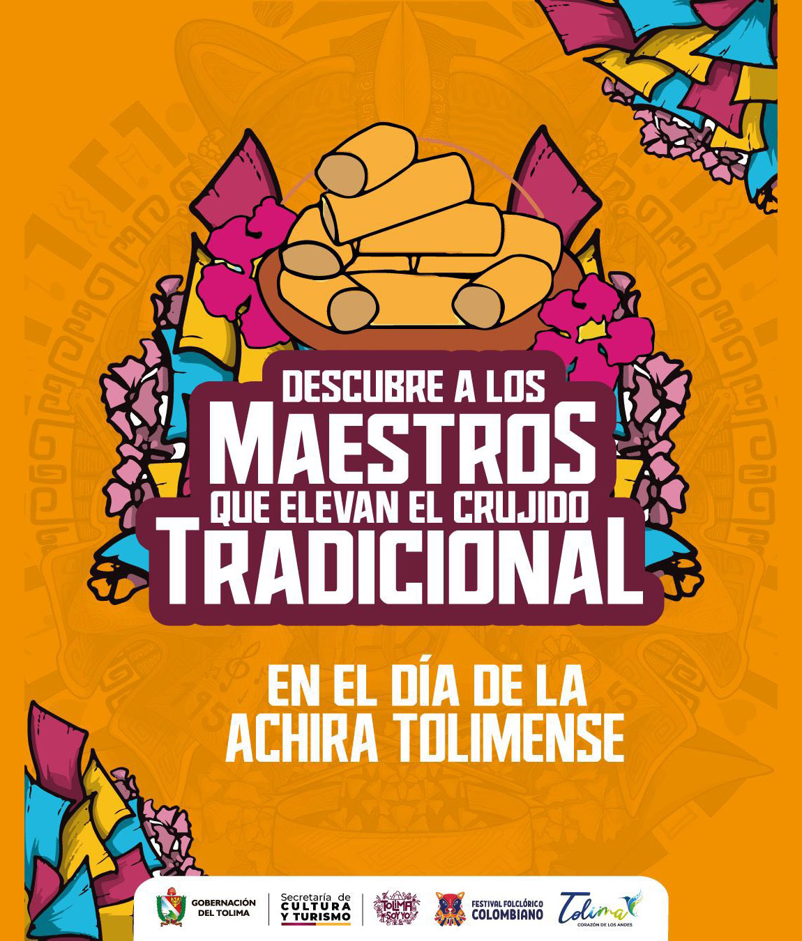 Descubre los maestros que elevan el crujido tradicional en el día de la achira Tolimense